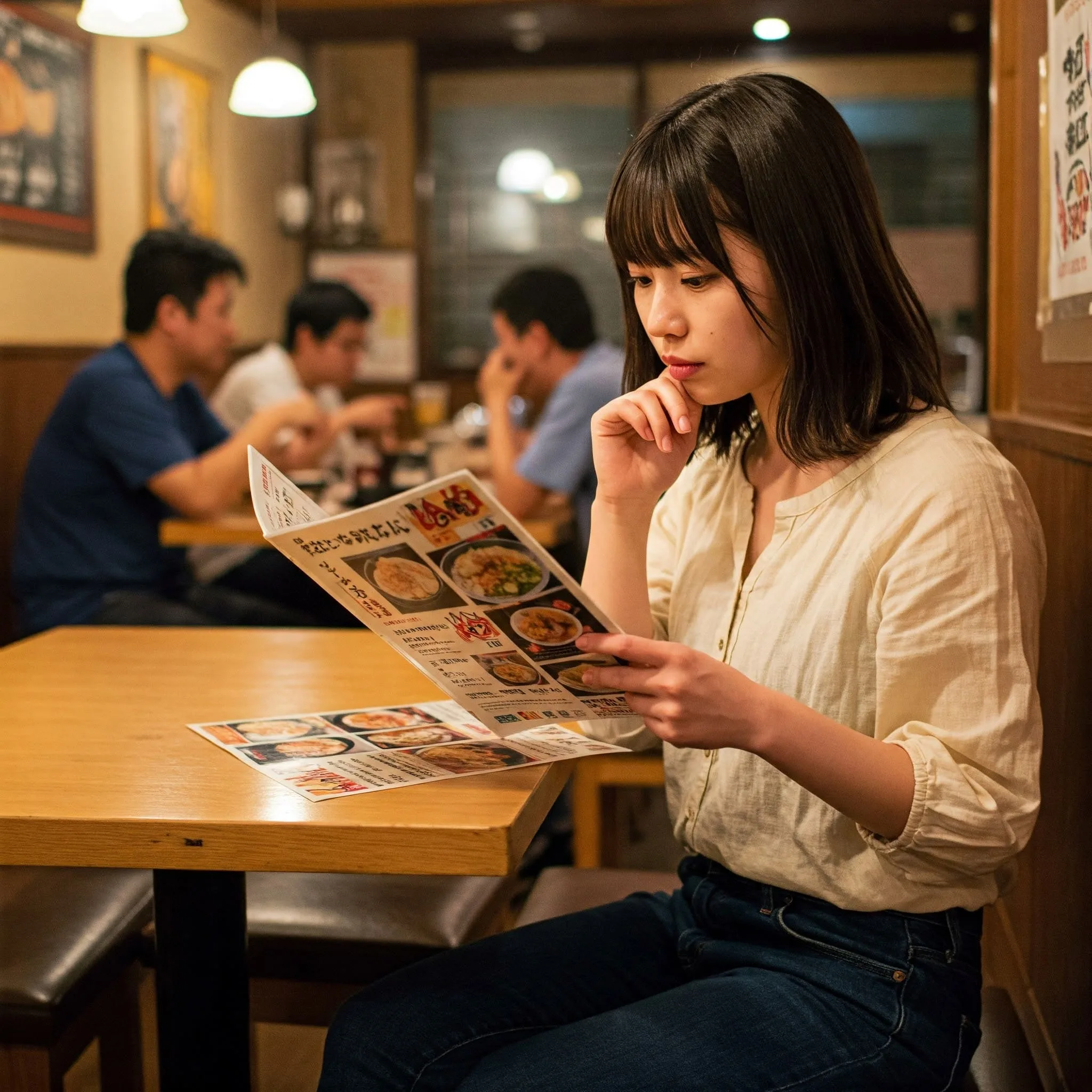 外食時のメニュー選び