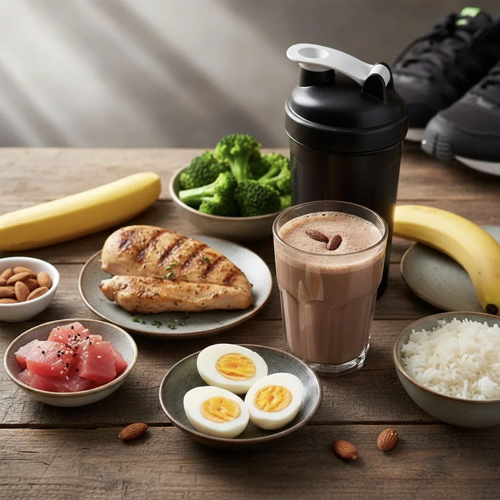 タンパク質豊富なメニュー