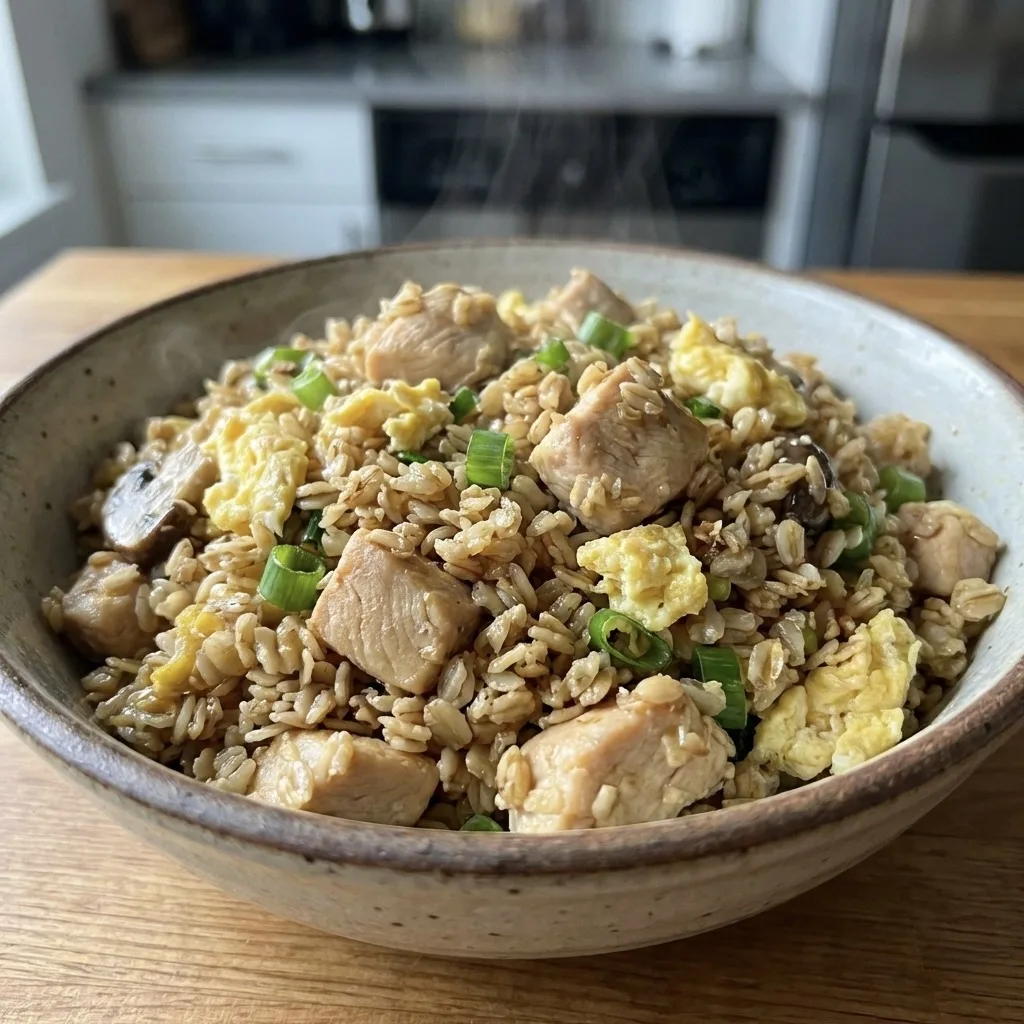 オートミールのチャーハン