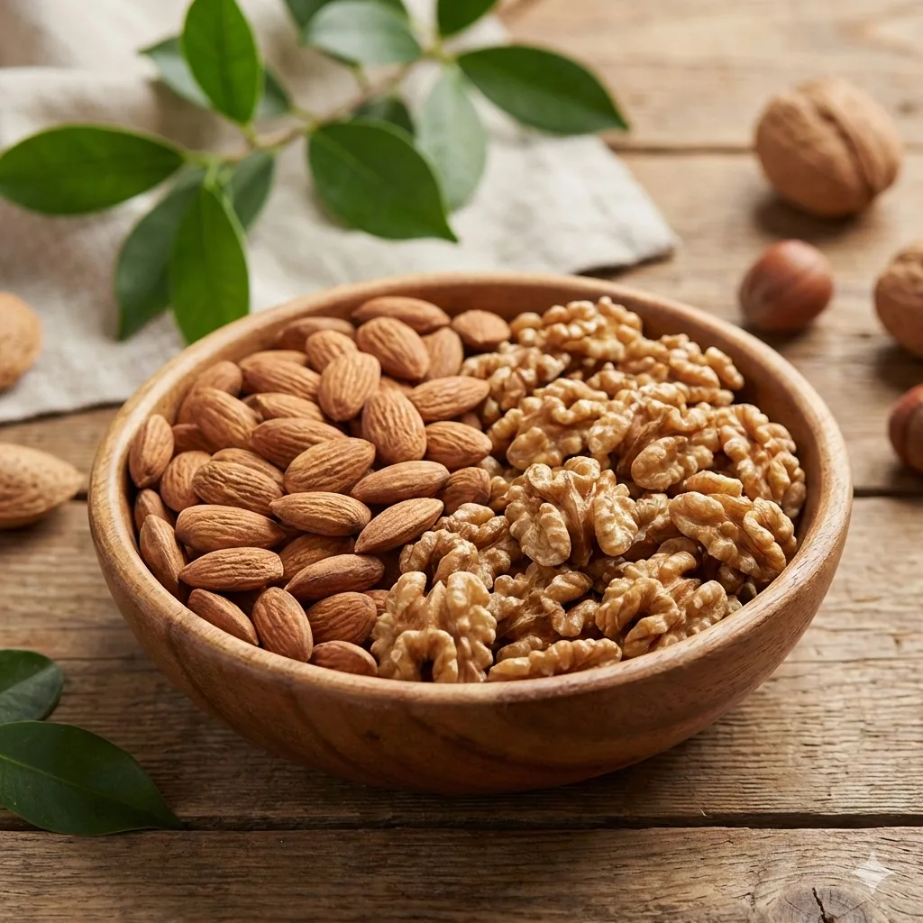 くるみとアーモンド