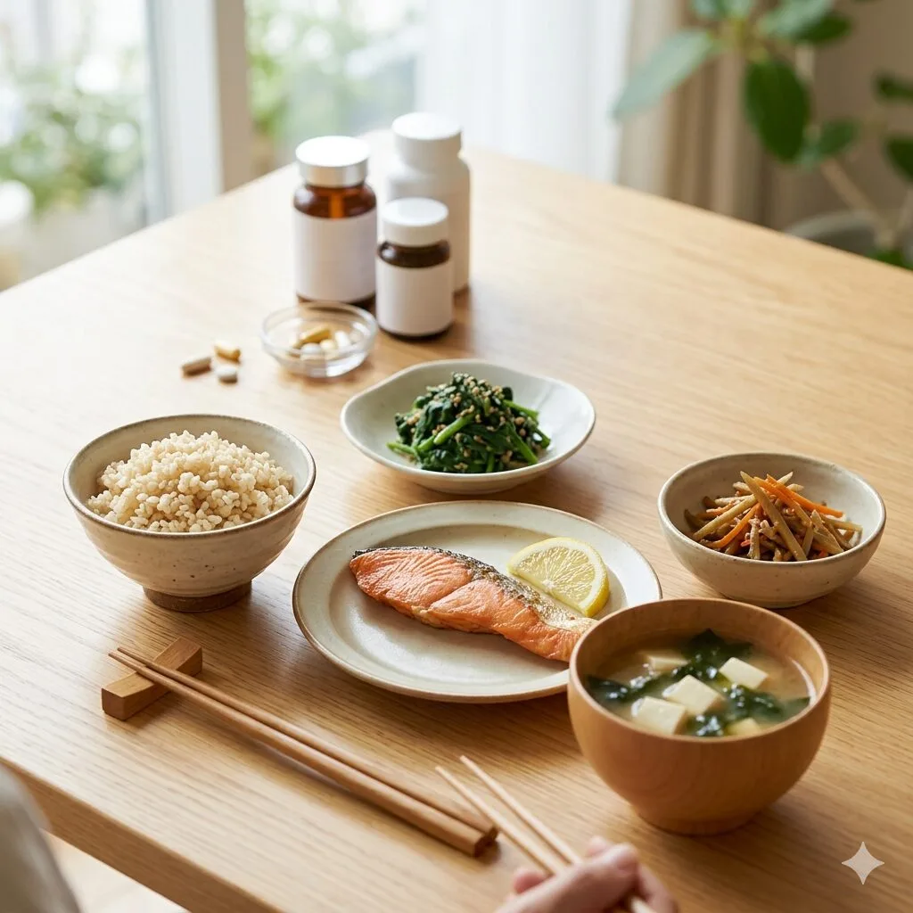 サプリではなく食事で